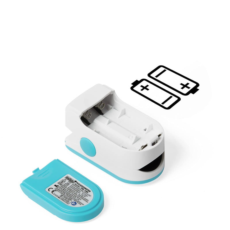 Pulse oximeter PULOX PO-100 Solo in light blue - NewNest Australia