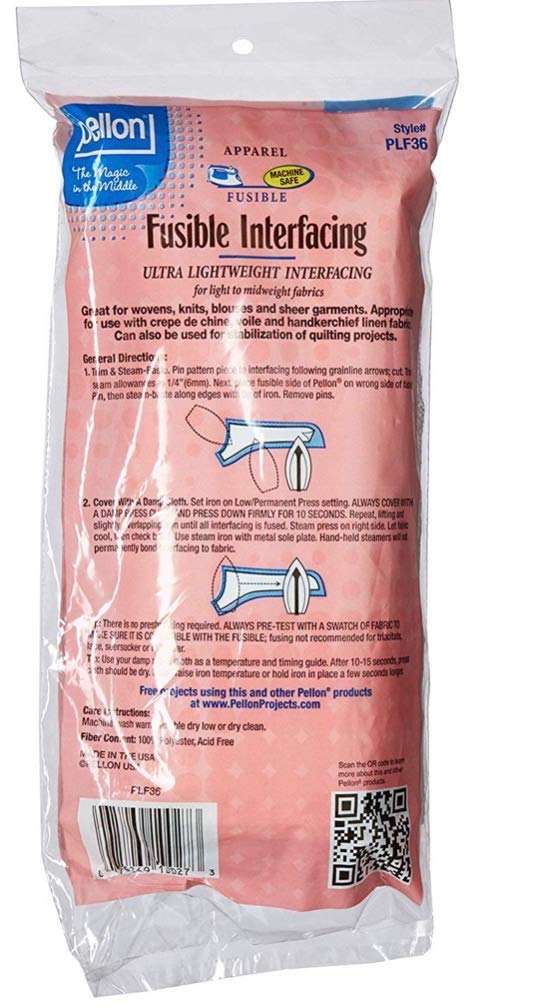 Pellon 15 inches x 3 yards White Fusible Interfacing, 2 Pack - NewNest Australia