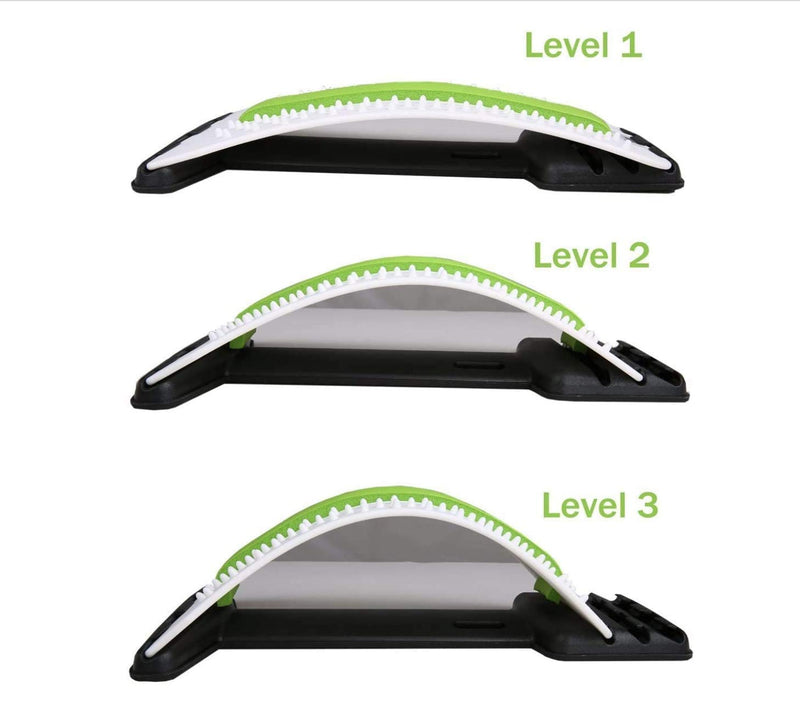 OR8 Wellness Back Stretcher, Upgraded Model, Multi-Level Orthopaedic Back Stretching - Soft Lining Support, Back Pain Relief, Magical Back Treatment, Premium Quality - NewNest Australia