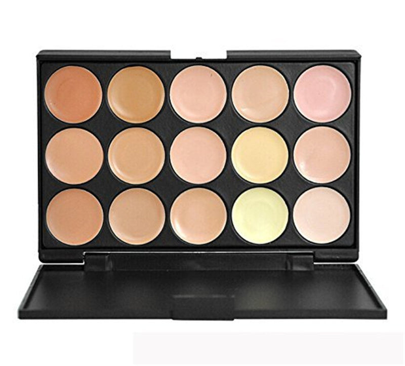 FantasyDay® Professional 15 Colours Cream Concealer Camouflage Makeup Palette Contouring Kit #2 - Ideal for Professional and Daily Use - NewNest Australia