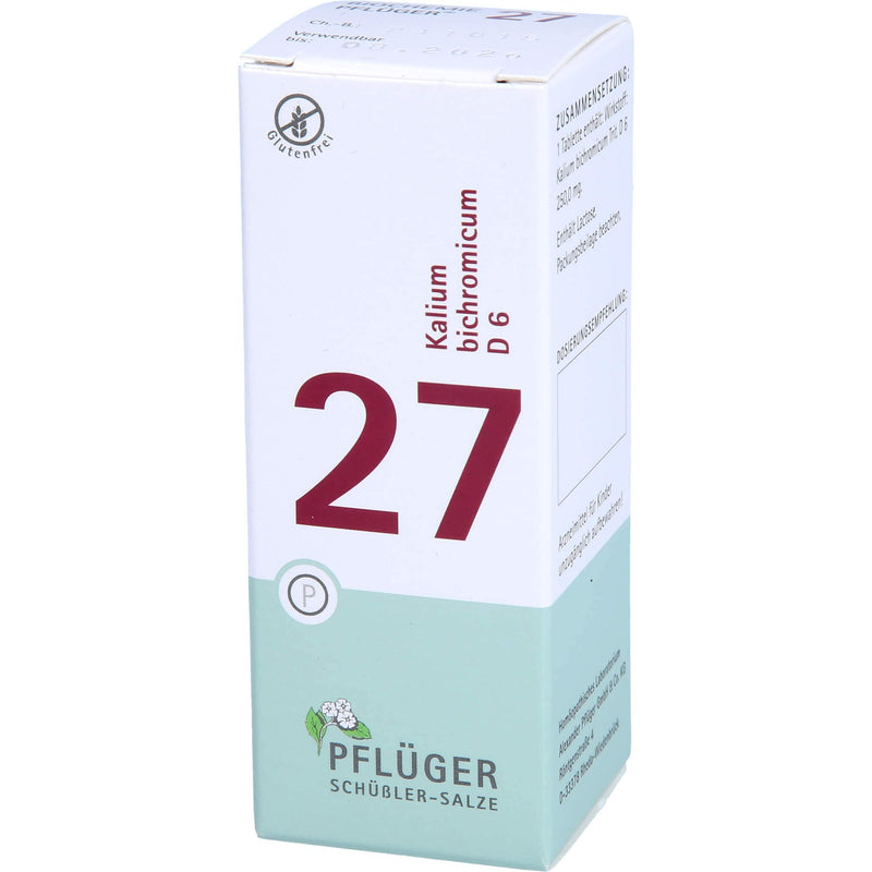 Biochemistry Pflueger 27 Potassium Bichromic. D 6 tablets 100 pieces - NewNest Australia