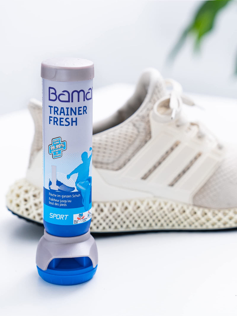 Bama Trainer Fresh Shoe Deodorant 100ml - hygienic, antibacterial freshness, transparent shoe spray for sports, work and leisure shoes Trainer Fresh - Transparent - NewNest Australia