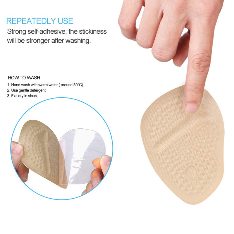 DOACT Ball of Foot Cushion Pads, Gel High Heels Insoles, Party Feet Shoe Inserts for Sandals, Metatarsal, Half Stick Anti-Slip Absorbing Pad for Women and Men … - NewNest Australia