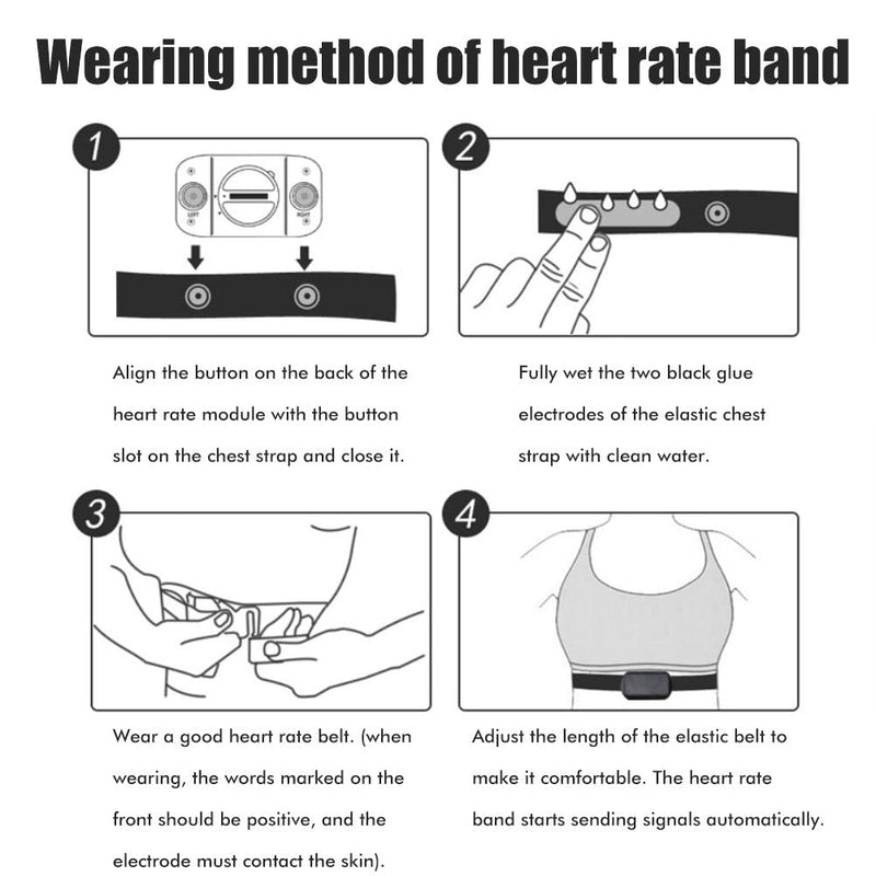 Adjustable Heart Rate Monitor Chest Strap Replacement Elastic Soft Nylon Strap Spandex Belt Compatible for MZ Heart Rate Monitor Sensor Sports Wireless Heart Rate Monitor Red - NewNest Australia