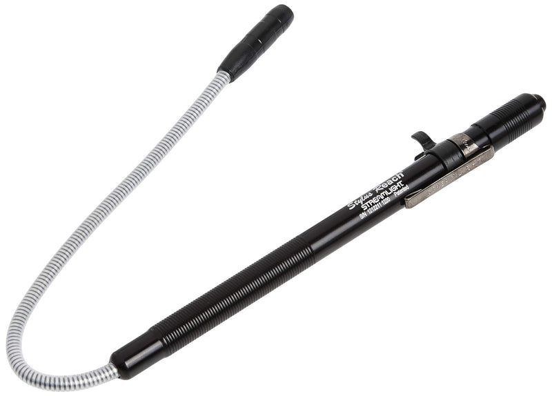 STREAMLIGHT - SL65618WBL Streamlight 65618 Stylus Reach Pen Light with Flexible 7-Inch Extension Cable, Black with Arctic White Beam - 11 Lumens - NewNest Australia