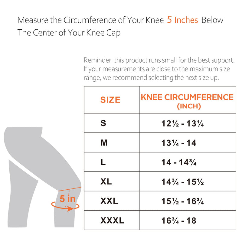 Omples Hinged Knee Brace for Knee Pain Knee Braces for Meniscus Tear Knee Support with Side Stabilizers for Men and Women Patella Knee Brace for Arthritis Pain Running Working Out Black (Small) Small - NewNest Australia