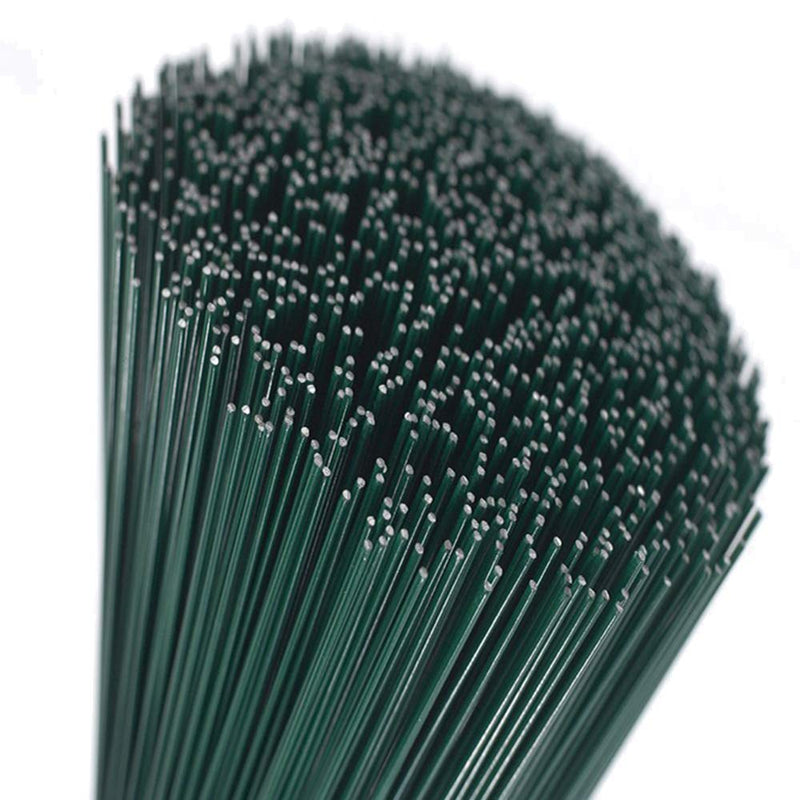 200 PCS Floral Stem Wire Flower Arrangements and DIY Crafts,Dark Green,Floral Wire for Florist Flower Arrangement 16 Inches - NewNest Australia