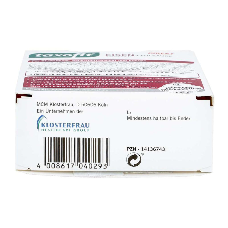 Taxofit iron + folic acid direct granules 20 pieces - NewNest Australia