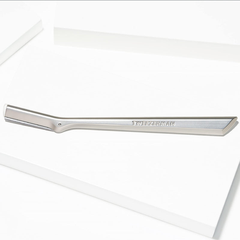 TWEEZERMAN facial hair razor with razor blade for precise removal of hair made of stainless steel - NewNest Australia