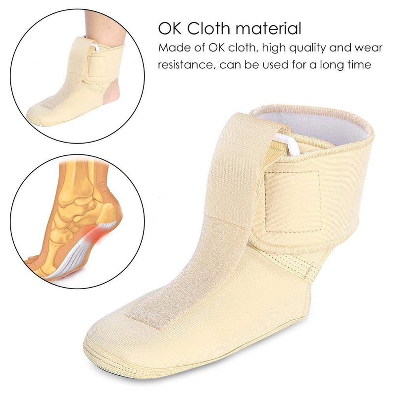 Ankle Joint Support Adjustable Foot Drop Orthotics Brace Foot Breathable Non-slip Adjustable Compression Socks Foot Support Sleeve Stabilizer Wrap for Pain Relief Splint(S) S - NewNest Australia