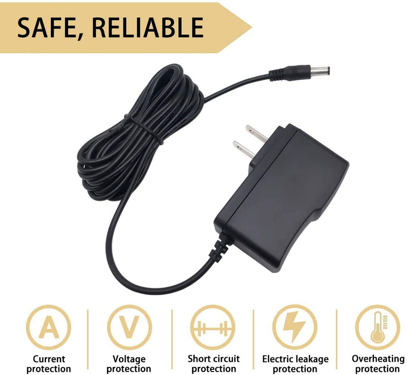 BIGSUN Wall Charger for Spotlight Flashlight, AC Power Adapter with indicator light, Input:100V-240V, Output:4.2V DC 1.5A, Universal for 5.5mm Jack - NewNest Australia