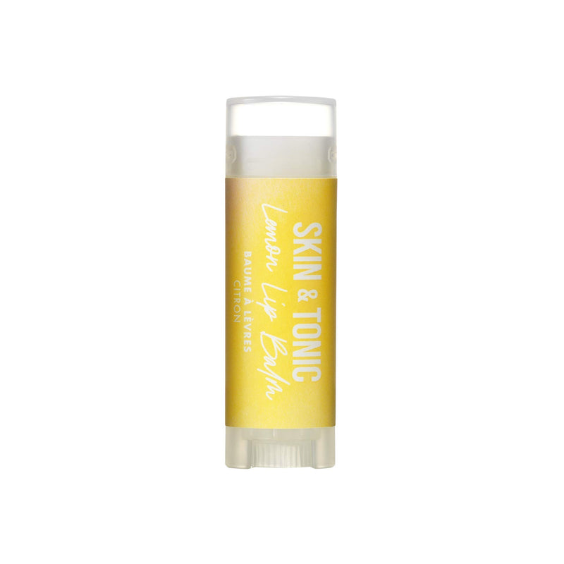 Skin & Tonic Lip Kit – 4x All-Natural Lip Balms with Coconut Oil, Shea Butter, Beeswax – Mint, Lemon, Rose and Naked - NewNest Australia