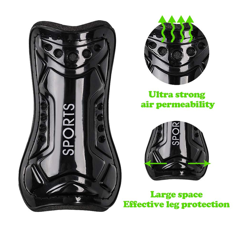 cGy Soccer Shin Guards, Youth Soccer Shin Pads, Breathable and Lightweight Child Calf Protective Gear Soccer Equipment for 3-15 Years Old Boys Girls Toddler Kids Teenagers S 3'3 - 3'10 Tall 2 Pairs + Socks - NewNest Australia