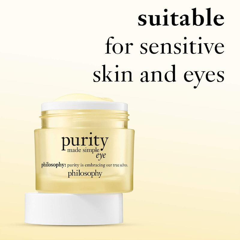 philosophy purity eye cream 15ml | eye cream for dark circles | eye cream with vitamin c & caffeine - NewNest Australia