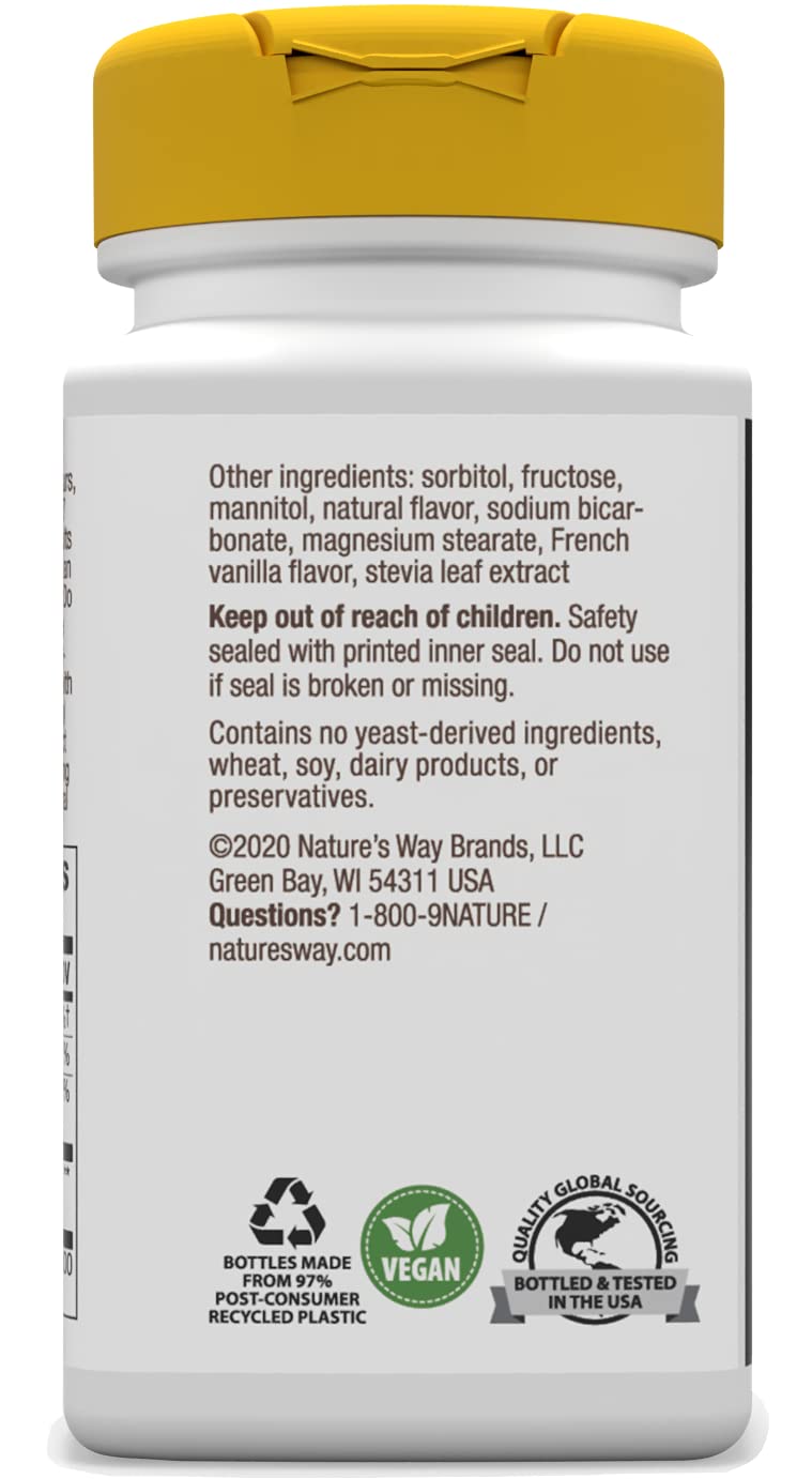 Nature's Way Zinc Lozenge with Echinacea & Vitamin C Wild Berry Flavor, 60 Lozenges 60 Count (Pack of 1) - NewNest Australia