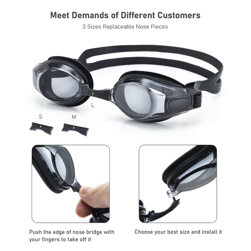 Short Sighted Swim Goggles, Swimming Goggles, Short Sighted Swimming Goggles for Men Women [-2.5] - NewNest Australia