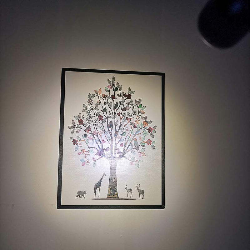LED Wireless Spotlight, Battery Operated Lights with Remote Control, Dimmable Mini Accent Lighting for Picture Closet Artwork (Black) Black - NewNest Australia