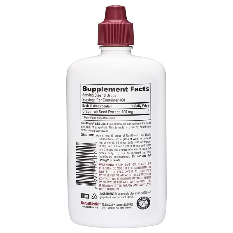 NutriBiotic – GSE, 4 Oz Liquid | The Original Grapefruit Seed Extract Liquid Concentrate with Bioflavonoids | Potent Immune & Overall Health Support | Vegan, Gluten Free, Non-GMO - NewNest Australia