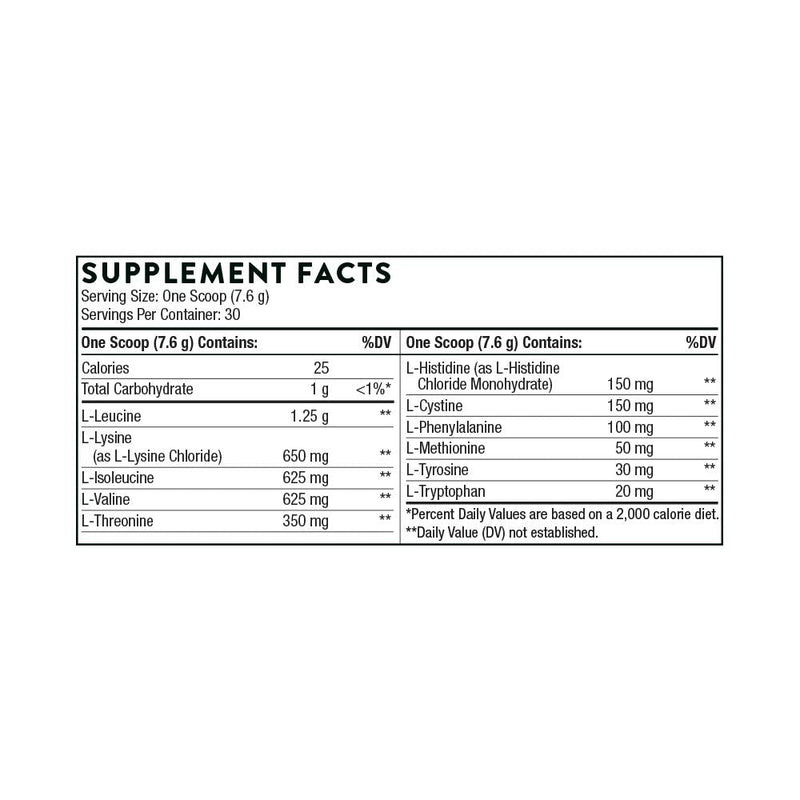Thorne Amino Complex - BCAA Powder for Pre or Post Workout - Promotes Lean Muscle Mass and Energy Production - Sports Performance - Vegan - Berry Flavor - 8 Oz - 30 Servings 8 Ounce (Pack of 1) - NewNest Australia