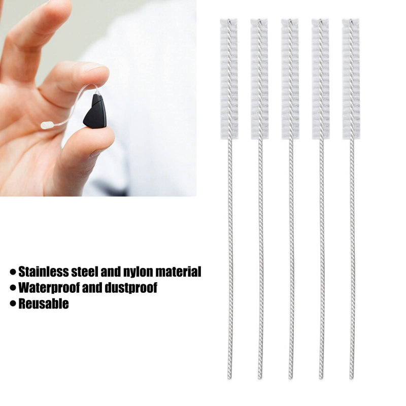 Pack Of 10 2.5 Mm Hearing Aid Cleaning Kits, Cleaning Brush For Hearing Aids, Hearing Aid Fan Brush, Professional Nylon Hair Hearing Aid Pipe Cleaning Tool Accessories - NewNest Australia