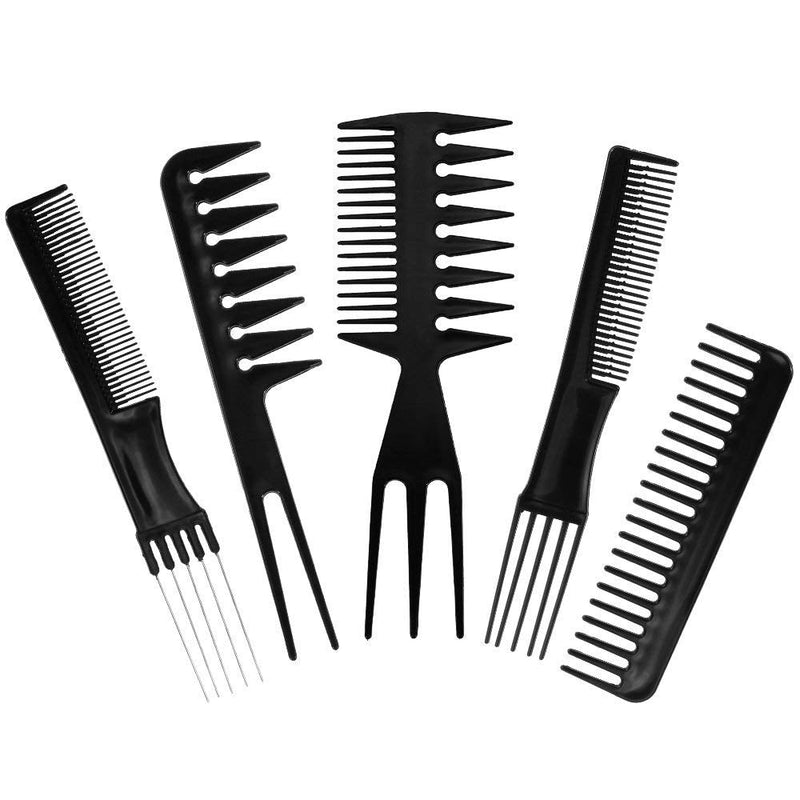 Faburo 20 PCS Hair Stylists Professional Styling Professional Hairdressing Comb and Clip Set, Wide Tooth Comb for Long Wet Thick Curly Hair Men Women Salon & Home - NewNest Australia