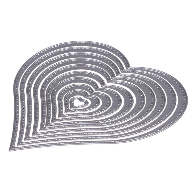 Metal Die Cutting Dies for DIY Scrapbooking Photo Album Decorative Embossing Folder Stencil 10PackCutting-heart - NewNest Australia