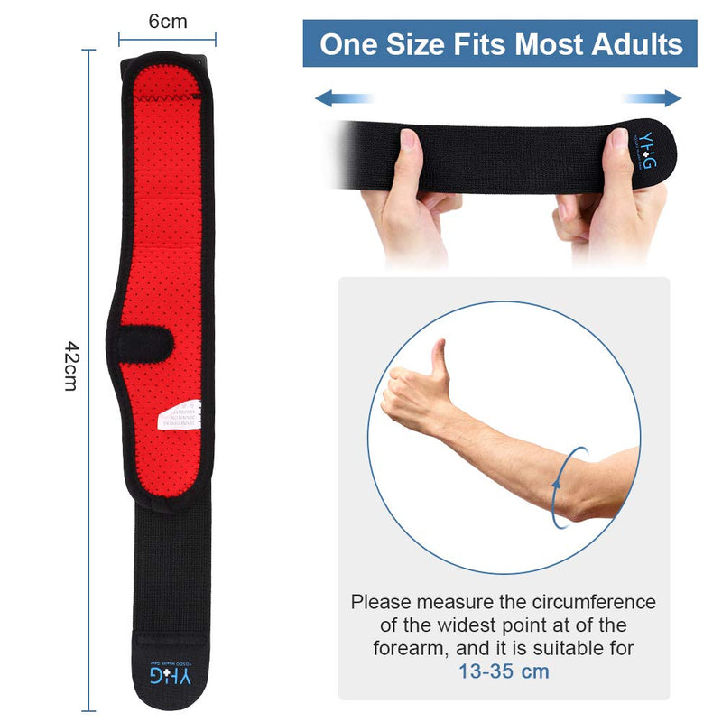 Bandage Elbow Support For Tendonitis, Golfer'S Elbow Brace, Tennis Elbow Support With Compression Pad And Extended Elastic Band For Stretching, Tennis, Golfer'S Elbow, - NewNest Australia