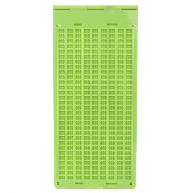 Braille Writing Tool, Braille Aids Tool Portable Plastic 9 Lines 30 Cells Braille Writing Slate Come With Small Stylus, Providing You A Perfect Braille Learning Experience - NewNest Australia