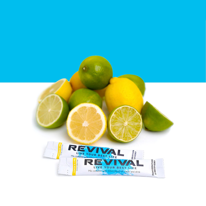 Revival Rapid Rehydration, Electrolyte Powder - High Strength Vitamin C, B1, B3, B5, B12 Supplement Sachet Drink, Effervescent Electrolyte Hydration Tablets - 12 Pack Mojito - NewNest Australia
