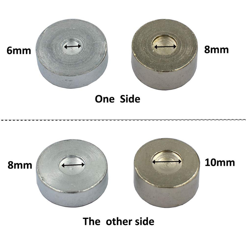 DGOL 7 pcs Metal Domed Rivet Fixing Setting Tool Spike Rivets Setter 7pcs Rivet Setter - NewNest Australia