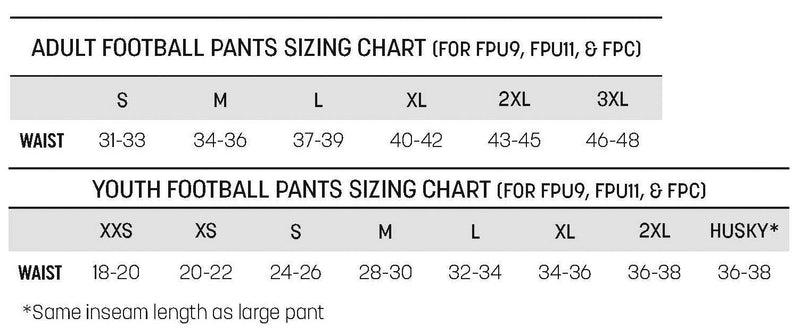 CHAMPRO Boys' Touchback Youth Football Practice Pants, Pads/Belt Not Included Black Large - NewNest Australia