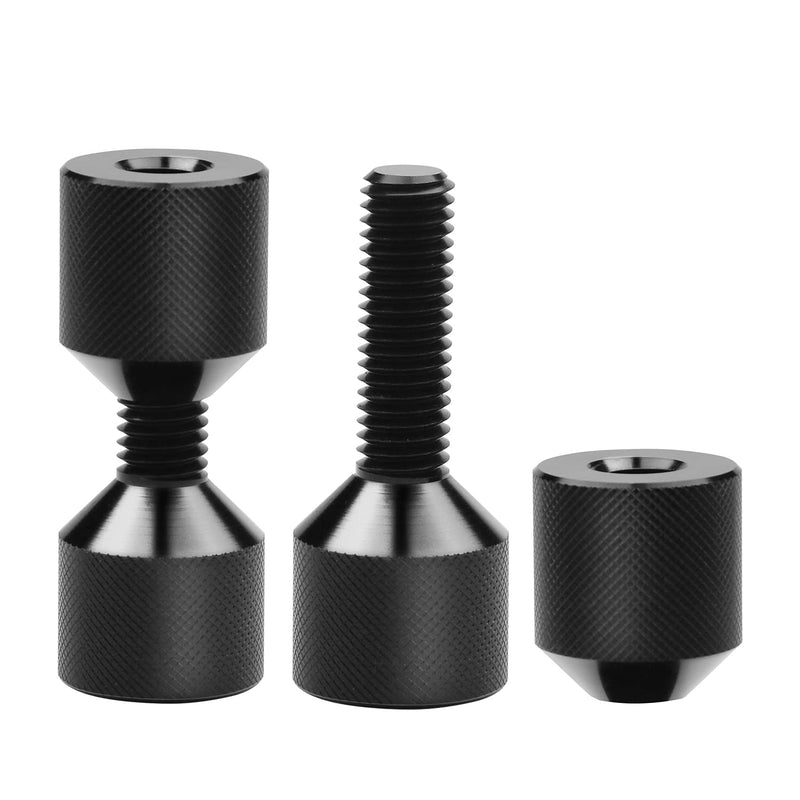 1-1/8" Two Hole Pins Set - Handy 6061 Aluminium- 3/8-16 Stainless Steel Threaded Rod Construction 2 Hole - NewNest Australia
