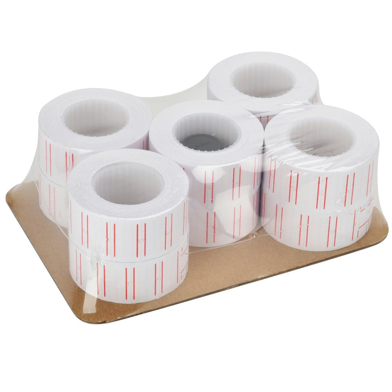 MFLABEL 10 Rolls 6000pcs White Price Gun Labels for Mx-5500 - NewNest Australia