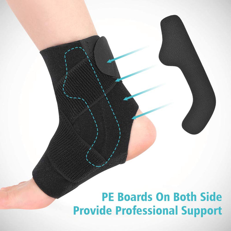 Ankle Support Brace, Compression Ankle Wrap Strap Adjustable Sleeve for Acute Injury Rehabilitation, Effective Relief for Chronic Ankle Discomfort, Arthritis, Tendonitis Ankle Brace 01 - NewNest Australia
