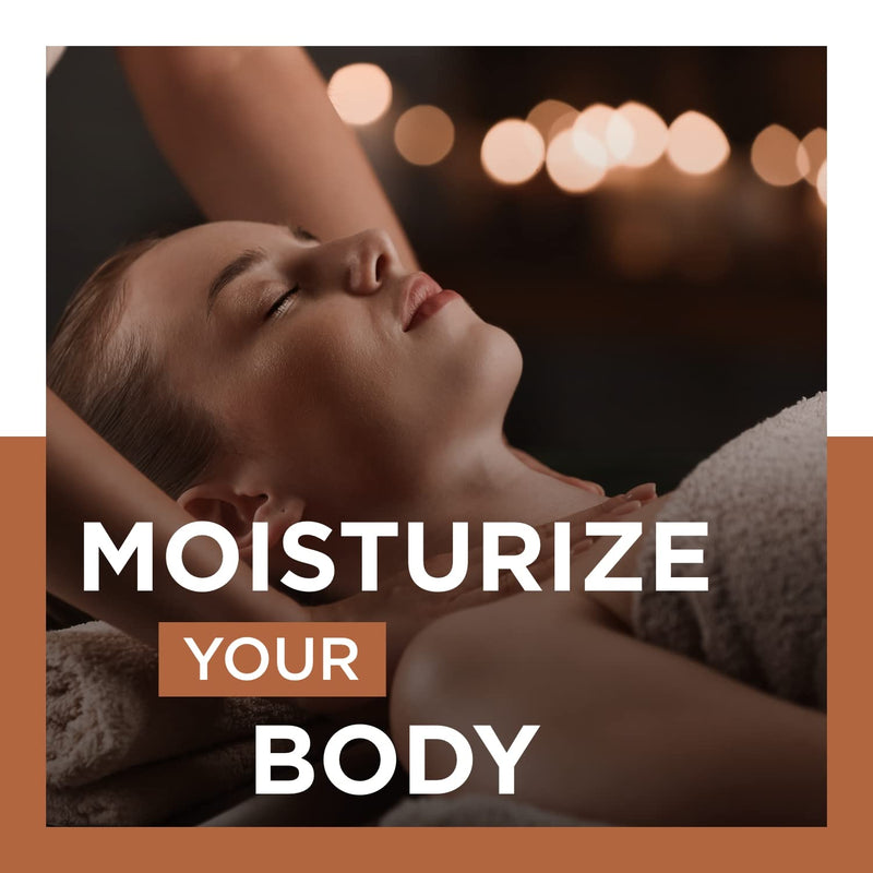 Tranquil Full Body Massage Oil - Highly Absorbent Vanilla Body Oil for Men and Women with Natural Sweet Almond Oil - Relaxing Massage Oil for Massage Therapy with Moisturizing Jojoba and Coconut Oil - NewNest Australia