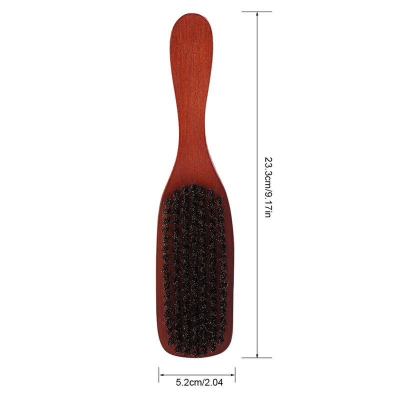 Beard Brush, Men Professional Facial Shaving Brush Mustache Cleaning Hairdresser Salon Appliance Tool - NewNest Australia