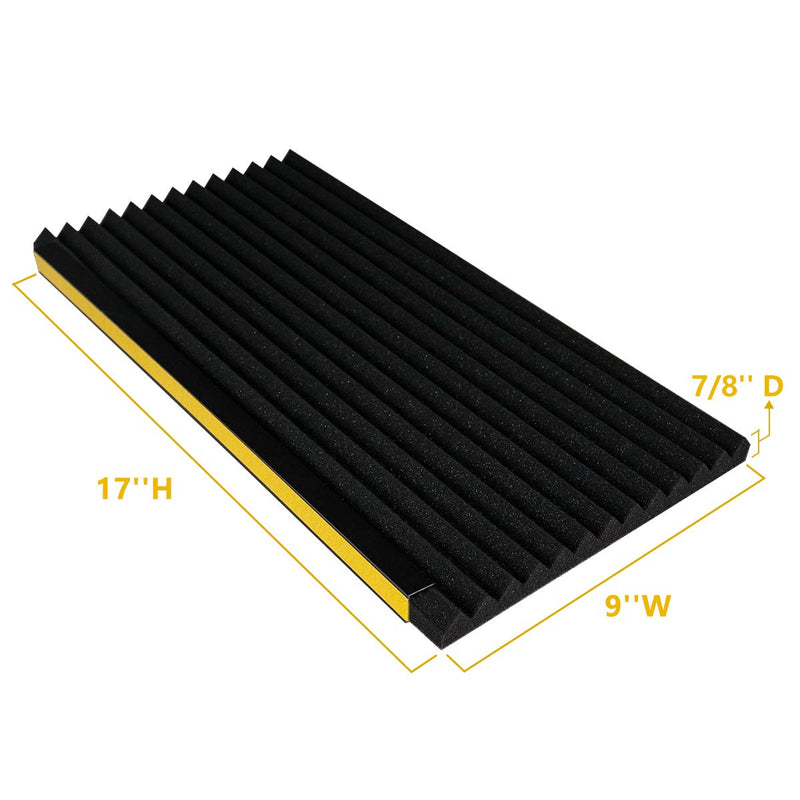 LBG Products Window Air Conditioner Foam Insulation Panels,AC Side Insulating Panel Kit,2 Pack,Black, 17in High x 9in Wide x 7/8in Thick Black - NewNest Australia