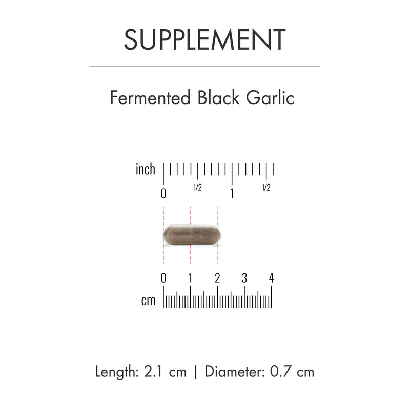 Dr. Mercola, Fermented Black Garlic Dietary Supplement, 30 Servings (60 Capsules), Supports Immune Health and Blood Pressure Health, Non GMO, Soy-Free, Gluten Free - NewNest Australia