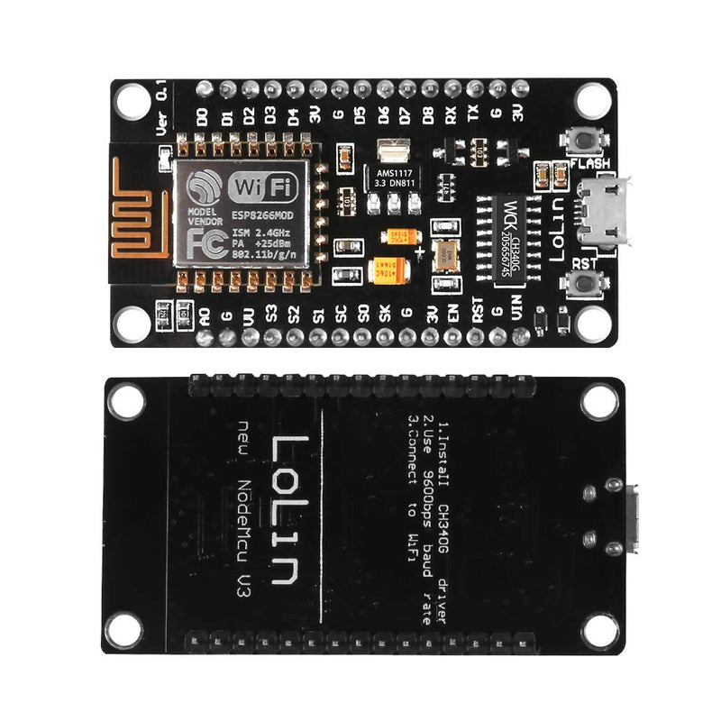 6pcs ESP8266 NodeMCU LUA CH340 ESP-12E WiFi Internet Development Board 4M Flash Serial Wireless Module for Arduino IDE/Micropython New Version - NewNest Australia