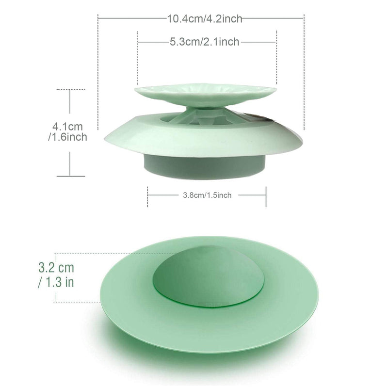 Shower Drain Stopper - Silicone Bathtub Drain Strainers?Hair Trap Hair Catcher Bathtub Drain Stopper Protectors Cover Easy to Install and Clean Suit for Bathroom Bathtub and Kitchen 5 Pack - NewNest Australia