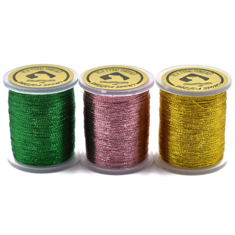 20PCS Metallic Yarn Thread for Steelhead or Body of Nymph Fly Tying Materials Standard Spool - NewNest Australia
