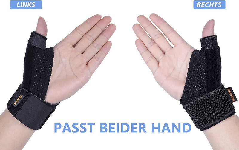 Thx4Copper Thumb Support And Wrist Support For Right And Left Hands, Thumb Orthosis, Breathable, Lightweight, Stabilization And Reduced Thumb Joints, Arthritis And Carpal Tunnel Pressure S/M - NewNest Australia