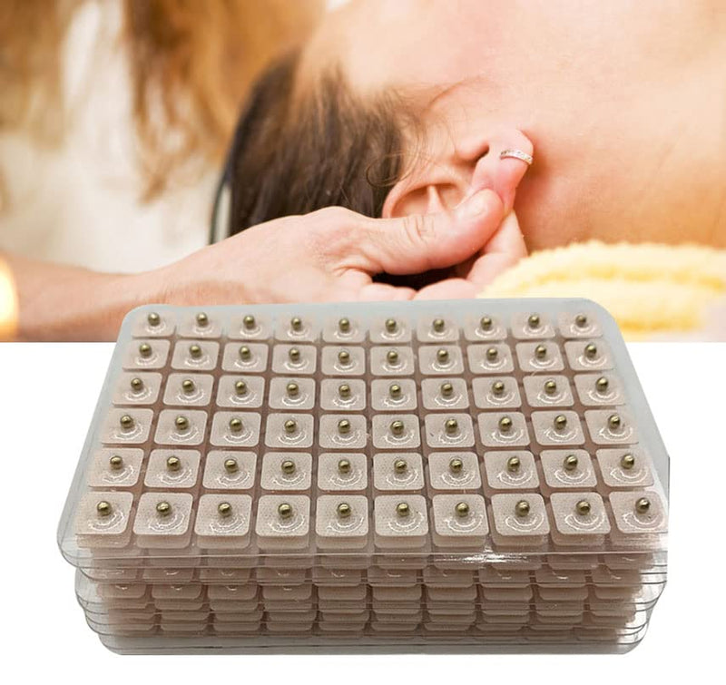 Magnetism Beads Auricular Acupoint Magnet Patch, Auricular Point Patches Improve Ear Pain Ear Health Care Stickers, 600 Pieces Magnetic Acupressure Ear Beads - NewNest Australia