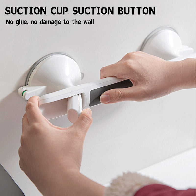 Suction Bathroom Grab Rails, Mobility Support Safety Handle, Grab Rails for Elderly, Suction Grab Rails for Bathroom with Suction Cup Fitting, Bath Grab Rail Suction Disability Aids 1pcs - NewNest Australia