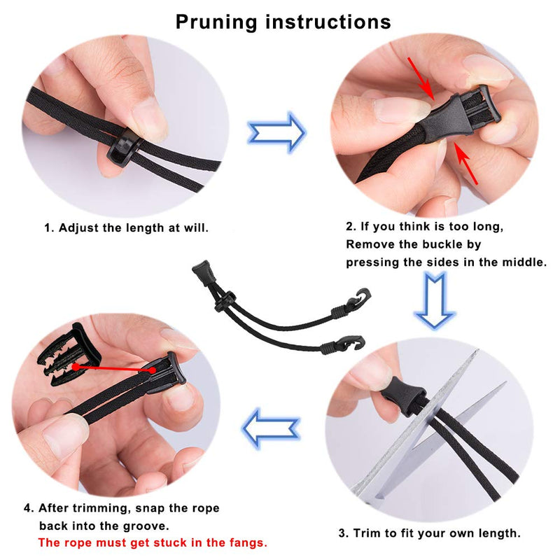Mask Extender, Face Mask Holder, Anti-Slip Mask Buckle Strap (4pcs) - NewNest Australia