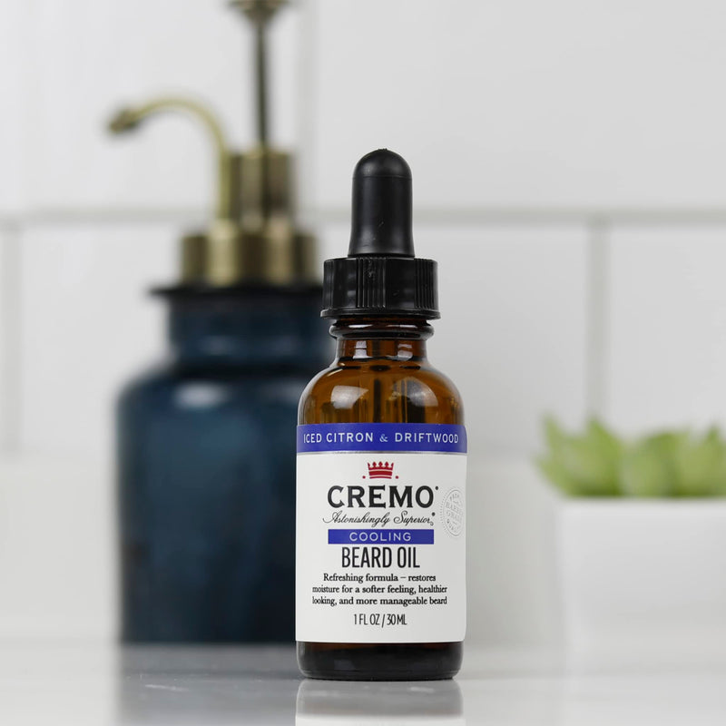 CREMO - Soothing Beard Oil For Men | Natural oils | Citrus & Mint Scent | 30ml Citrus & Mint - NewNest Australia