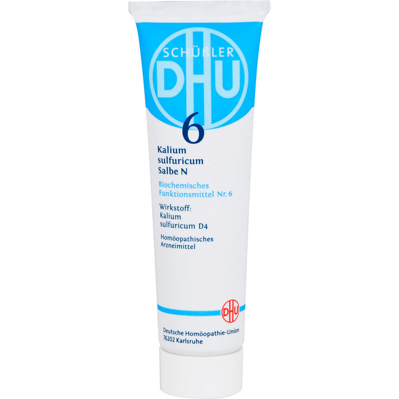 DHU Schüßler salt No. 6 Kalium sulfuricum D4, the mineral salt of detoxification - the original, 50 g ointment - NewNest Australia