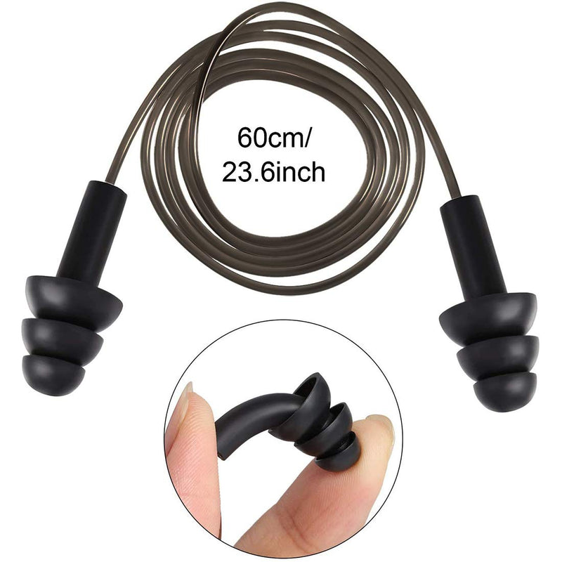 Ear Plugs for Sleeping,16 Pairs Noise Canceling Ear Plugs Soft Reusable Silicone Earplugs Waterproof Noise Reduction Earplugs for Concert,Swimming,Study,Loud Noise,Snoring - NewNest Australia