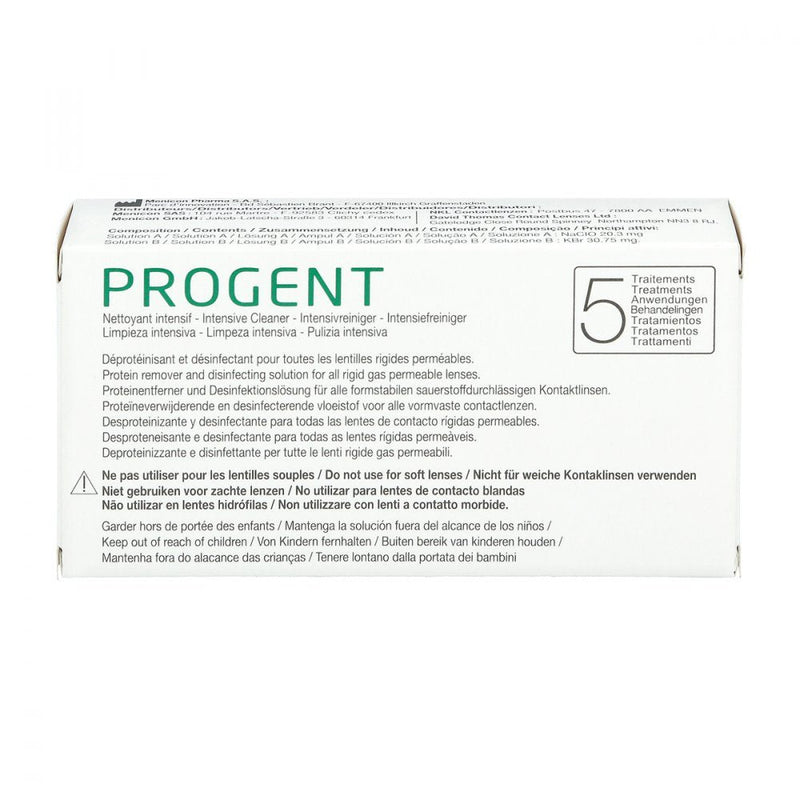 Menicon Progent SP intensive cleaner, diopter, 5.00 pieces - NewNest Australia