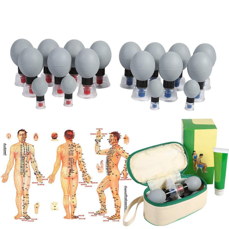 Pack Of 8 Vacuum Massagers, Vacuum Cupping, Silicone Cupping Cup Massagers, Massage, Cellulite, Face, Body Cupping Massage Set, Vacuum Silicone Cupping Cups For Beautiful And Healthy Skin - NewNest Australia